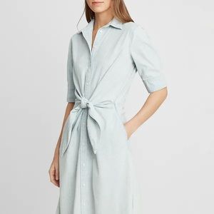 NWT Lauren Ralph Lauren Coyne Casual Chambray Dress
